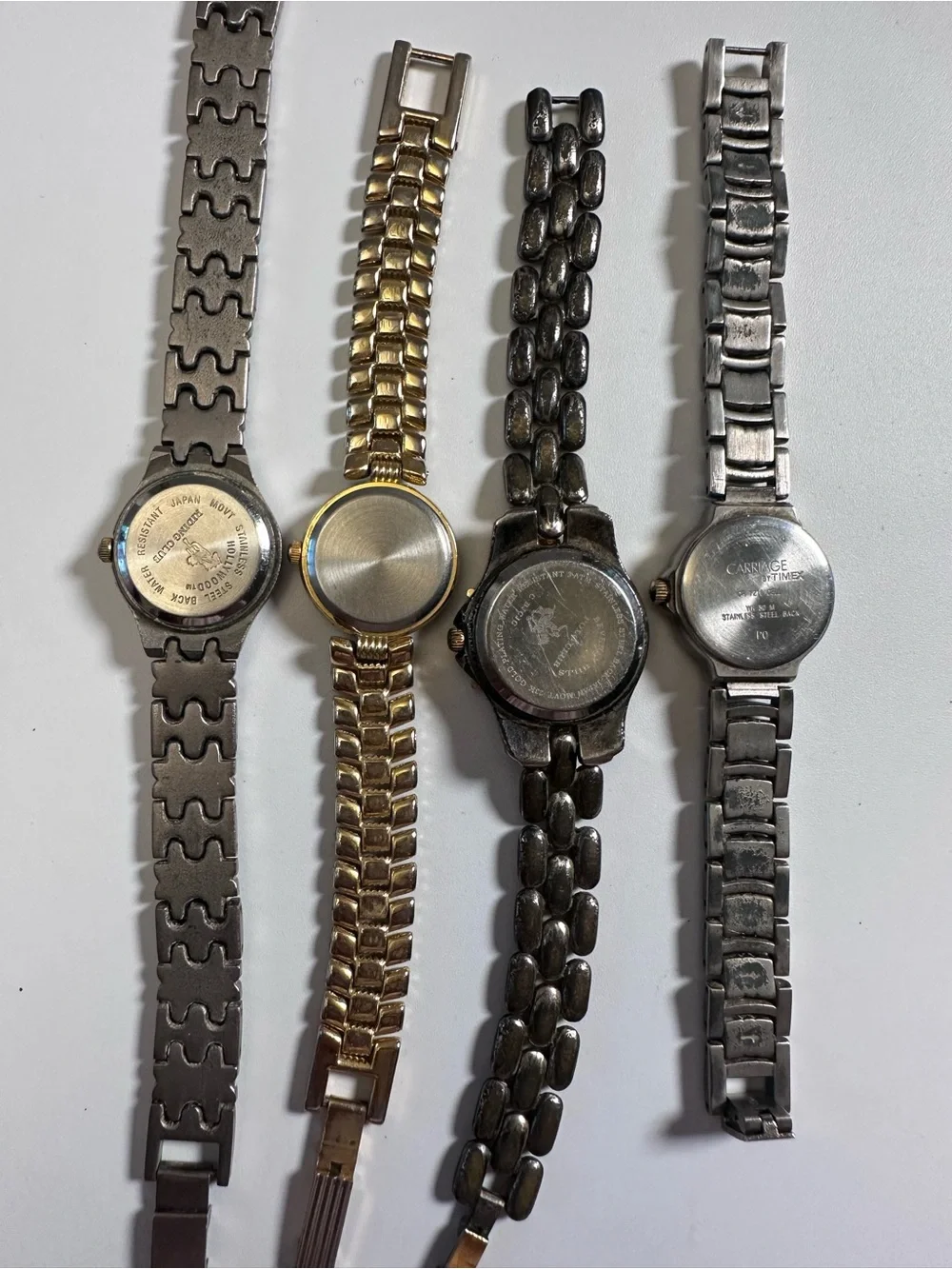 Bundle of 4 Y2K Branded Women’s watches AS IS UNTESTED 1990s/2000